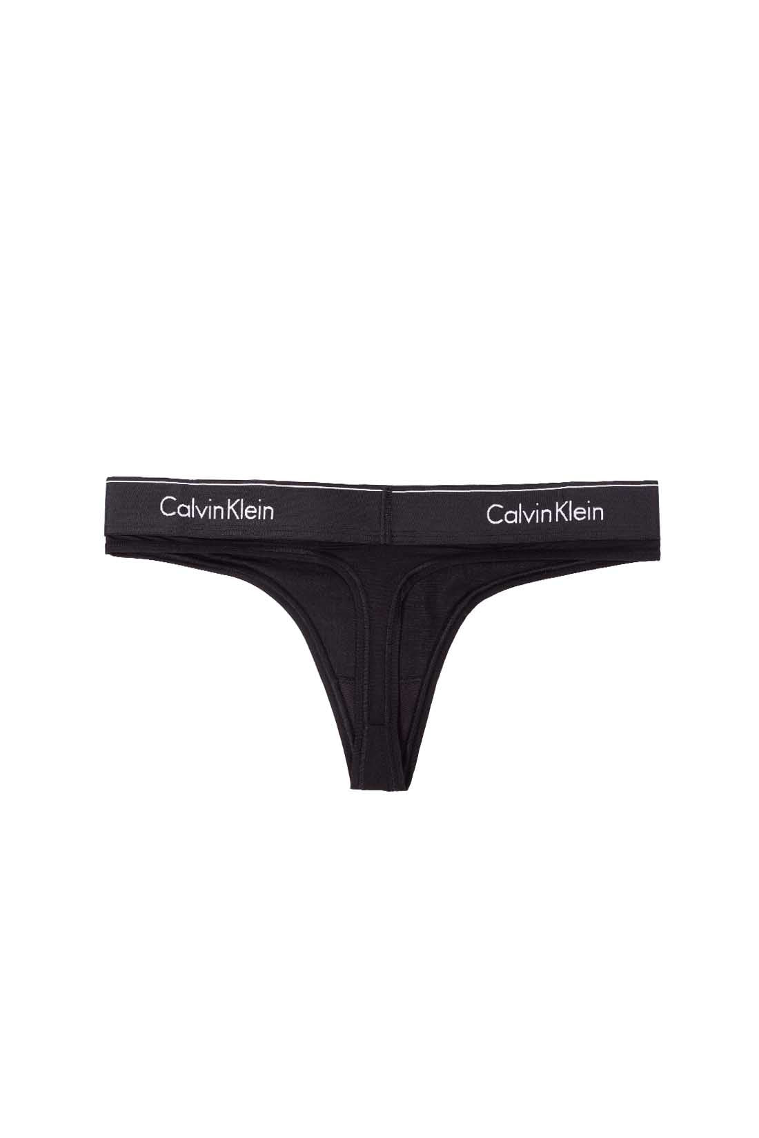 CALVIN KLEIN JEANS - Women's logo thong-15