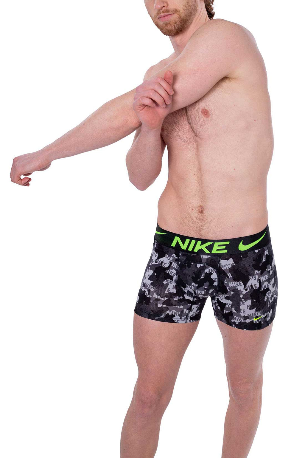 NIKE - Men's Luxe Modal Dri-fit printed boxer briefs-0