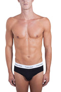 CALVIN KLEIN UNDERWEAR Men - 3-Pack black cotton briefs-20