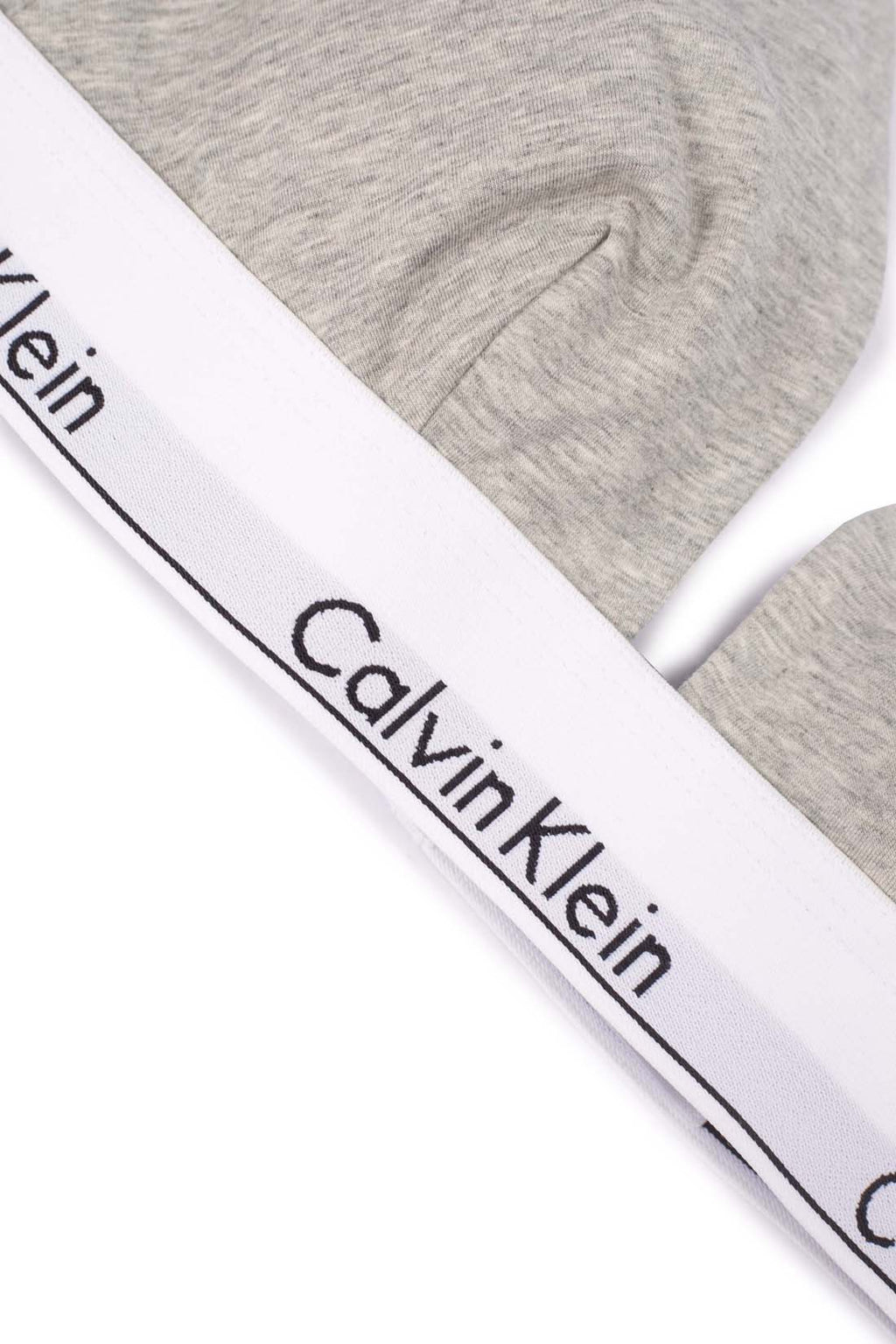 CALVIN KLEIN - Women's triangle logo bralette  - Size L-17