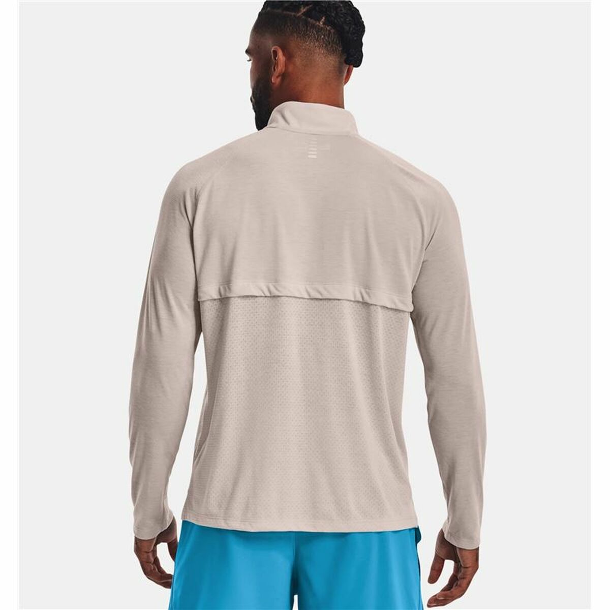 Camiseta de manga larga para hombre Under Armour Streaker Run color beige