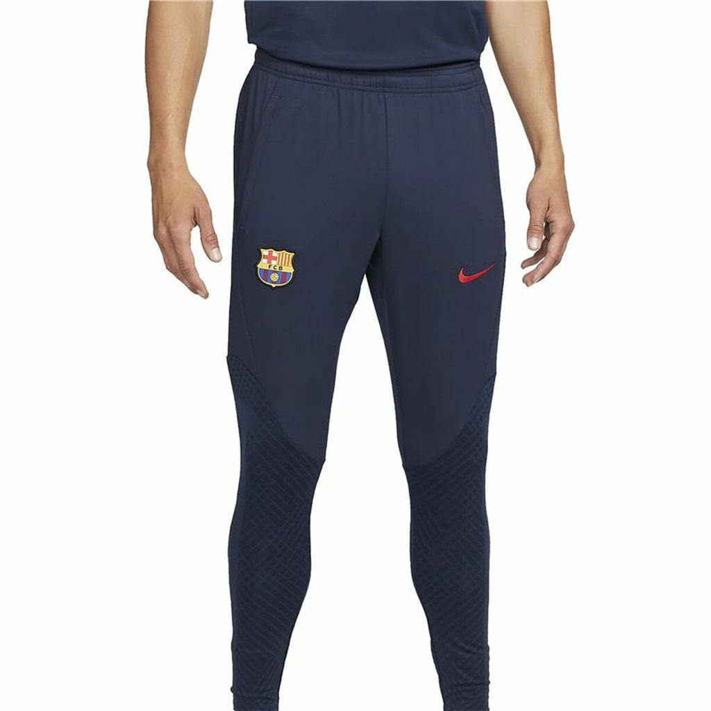Pantalones de entrenamiento de fútbol para adultos Nike FC Barcelona Strike azul oscuro para hombre-0