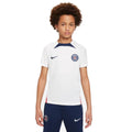 Children's Short Sleeved Football Shirt Nike París Saint-Germain Strike White-0