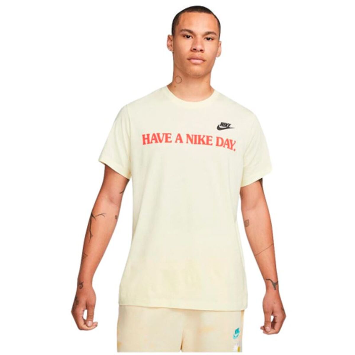 Camiseta de manga corta para hombre Nike Have A Nice Day Beige-0