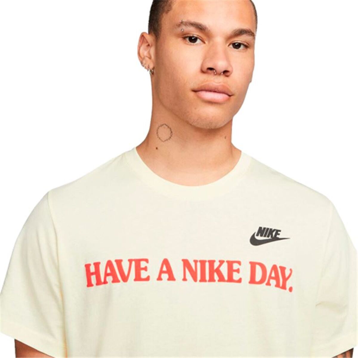 Camiseta de manga corta para hombre Nike Have A Nice Day Beige-3