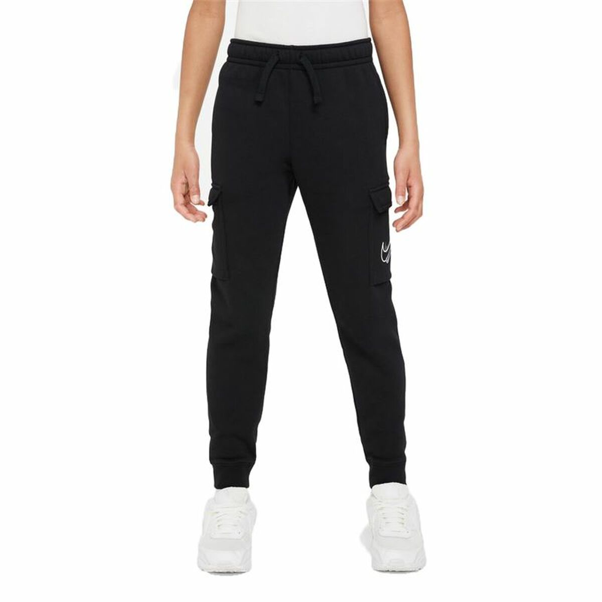 Children's Tracksuit Bottoms Nike Sportswear Black-8