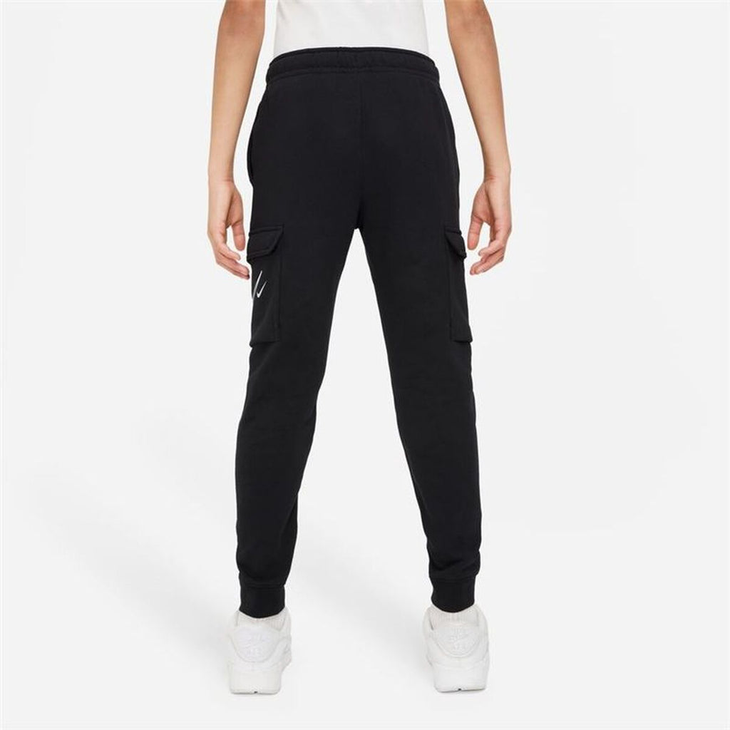Children's Tracksuit Bottoms Nike Sportswear Black-4