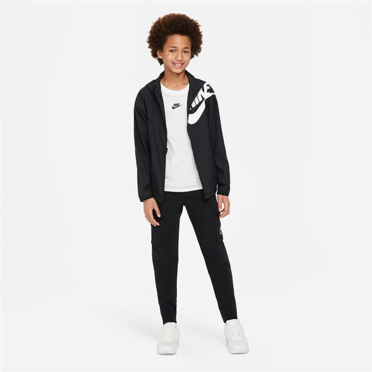 Children's Tracksuit Bottoms Nike Sportswear Black-1