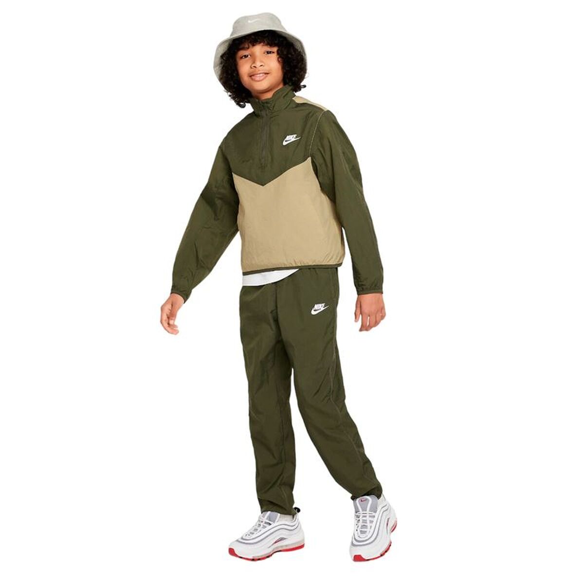 Chándal infantil Nike FD3058-325 Verde-0