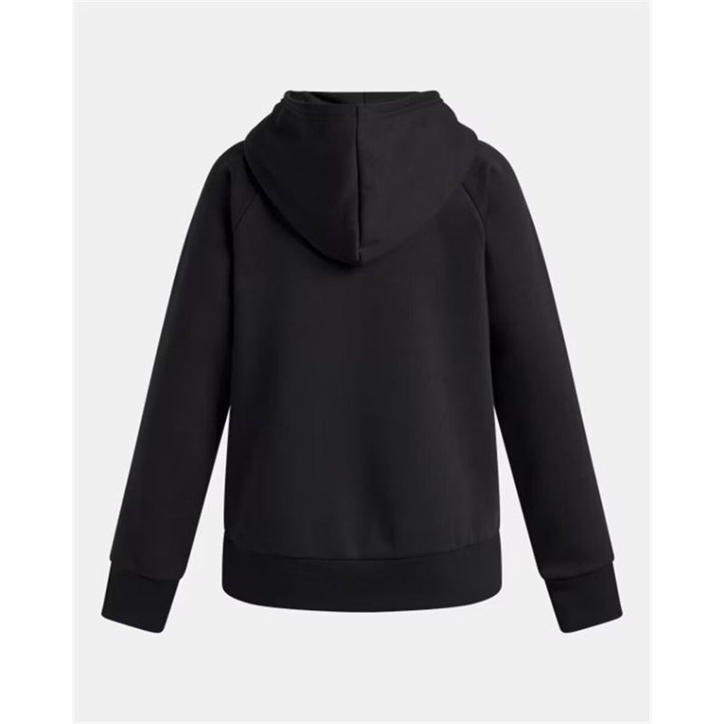 Sudadera con capucha para niñas Under Armour Rival Flc Shimmer Hdy negra