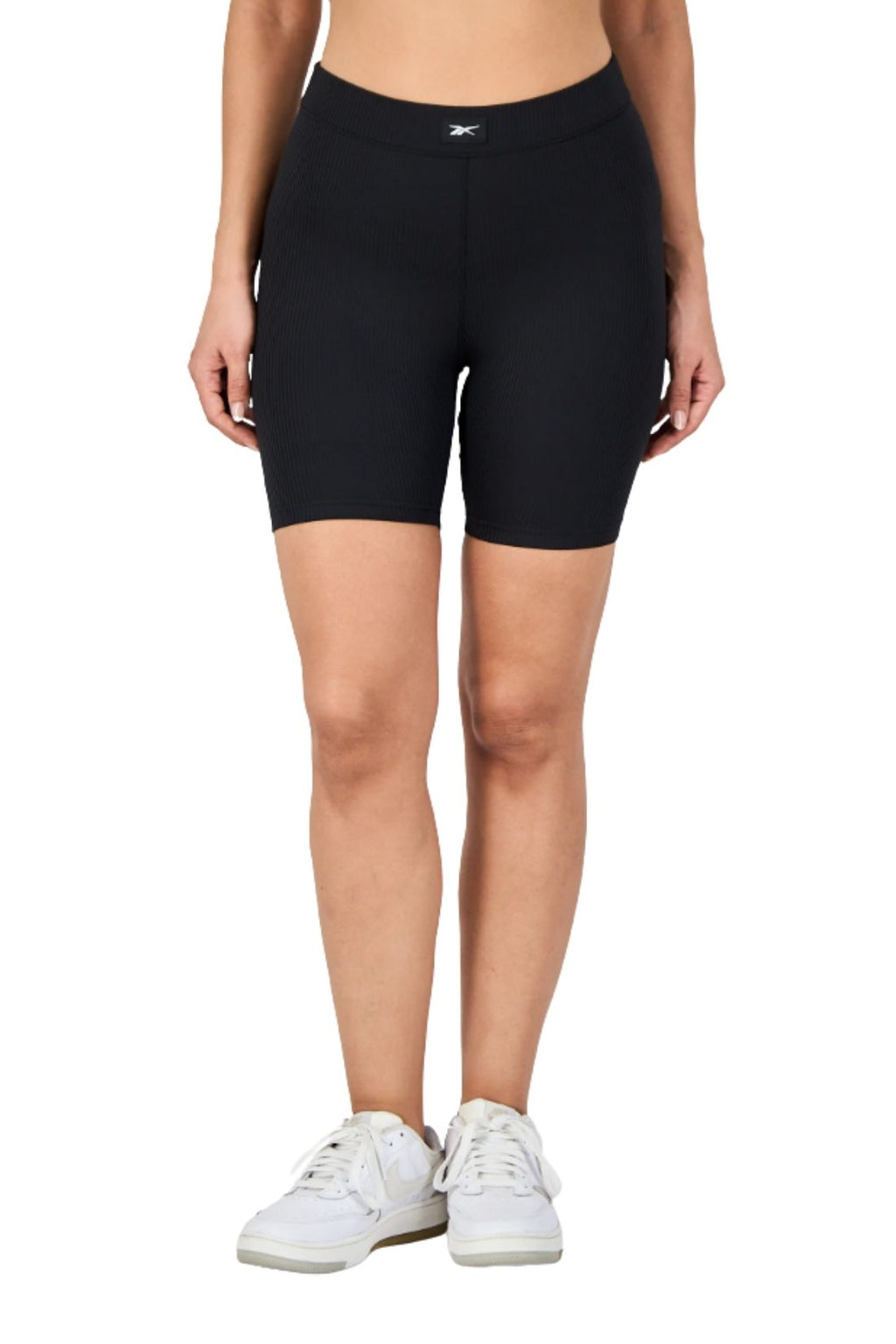 REEBOK - Women's ribbed sporty biker shorts-0