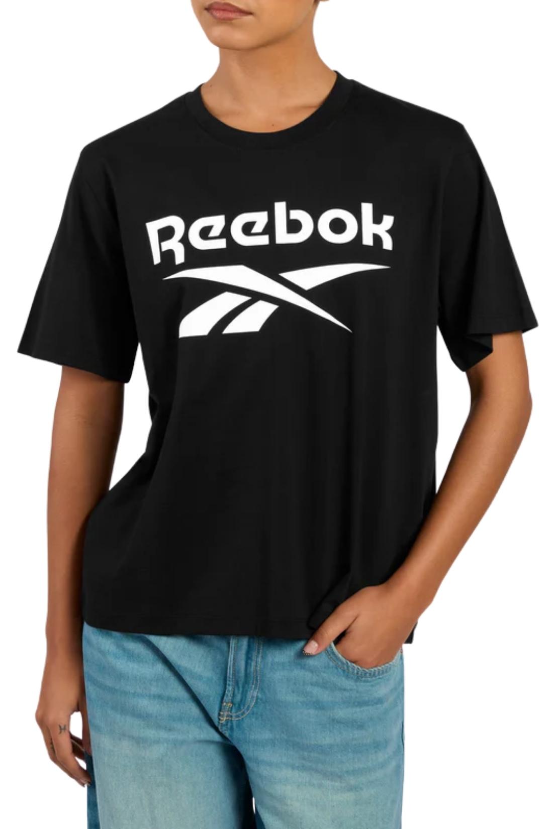 REEBOK - Women's oversized Nova Big Logo T-shirt-0