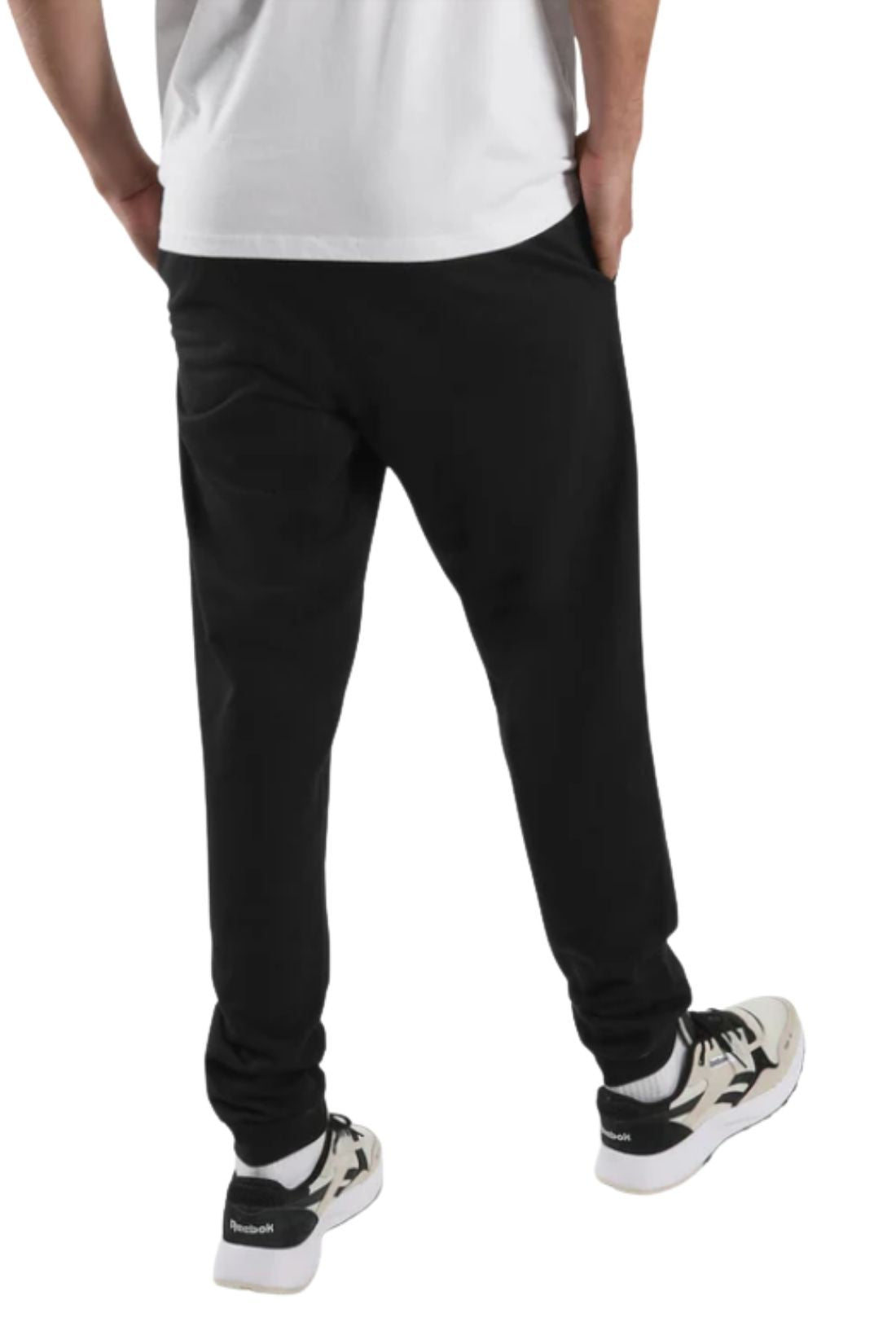 REEBOK - Pantalones deportivos para hombre con logo pequeño