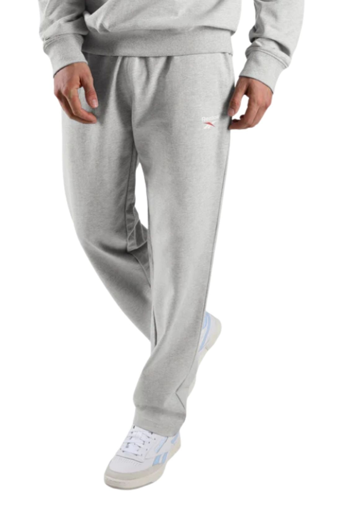 REEBOK - Pantalones deportivos para hombre con logo pequeño
