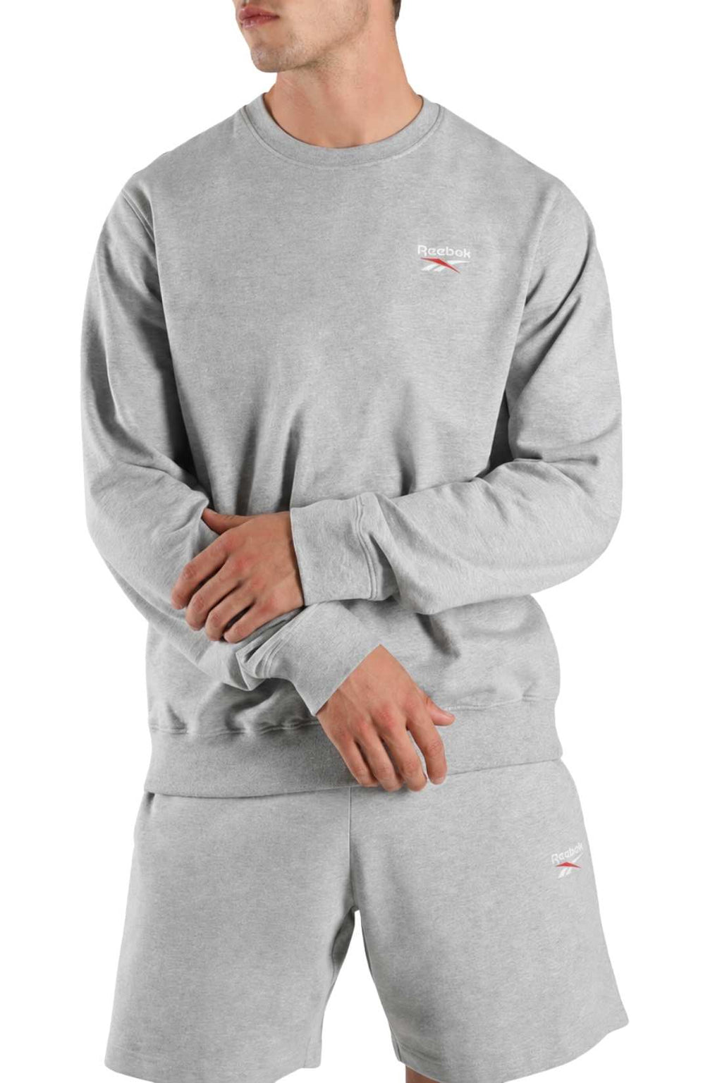 REEBOK - Men's ID Small Logo crewneck sweatshirt-0