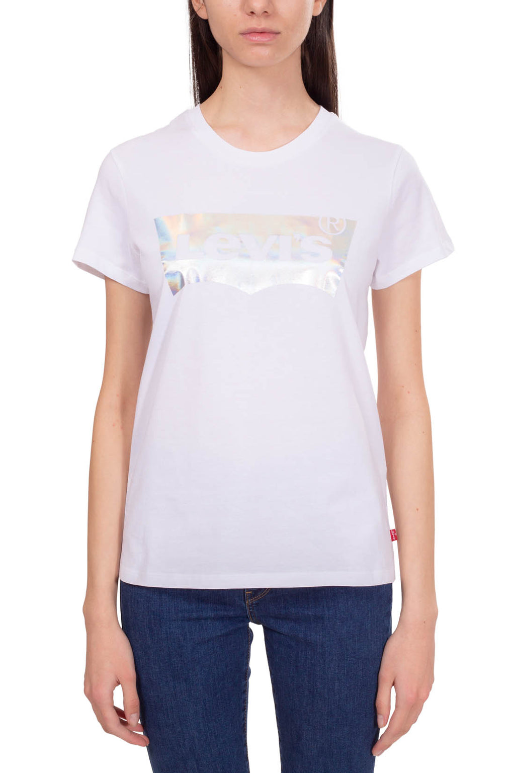 LEVI'S - Women's floral Batwing logo T-shirt  - Size S-5