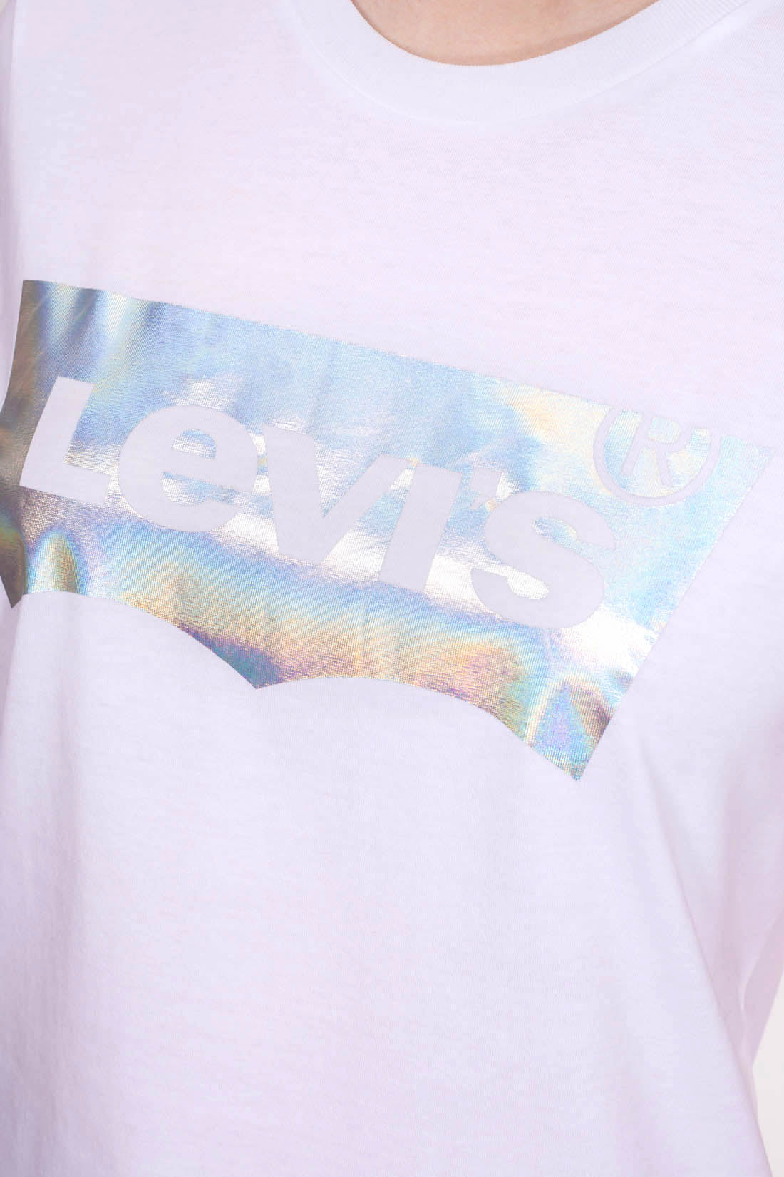 LEVI'S - Women's floral Batwing logo T-shirt  - Size S-0