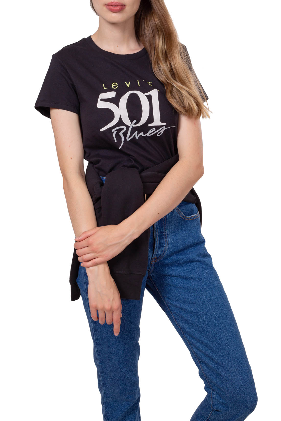 LEVI'S - T-shirt donna regular con logo Levi's 501-3