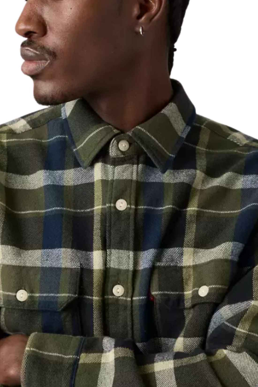 LEVI'S - Men's flannel overshirt-4