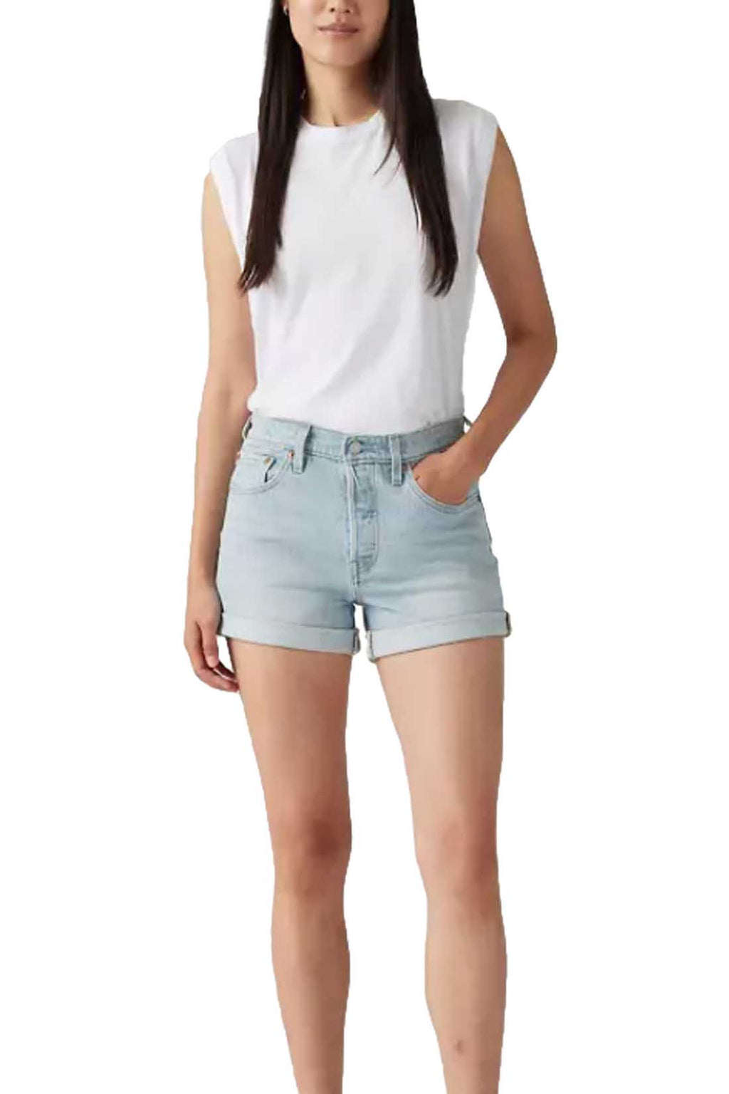 LEVI'S - Shorts donna 501 Rolled-2