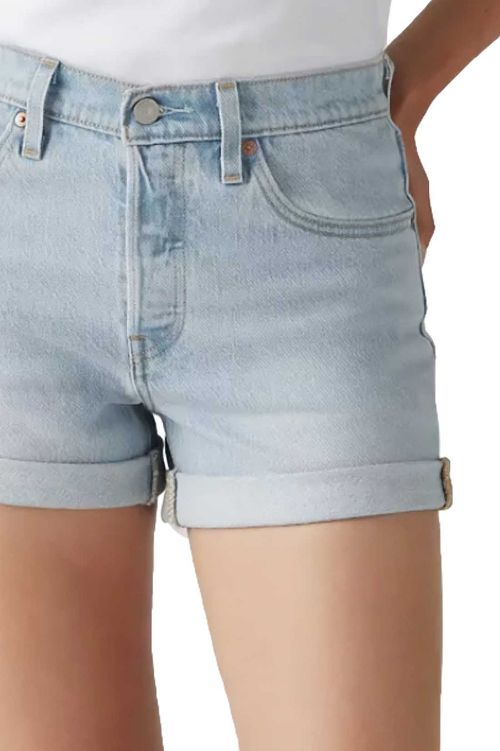 LEVI'S - Shorts donna 501 Rolled-0