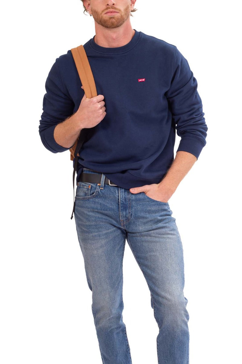 LEVI'S - Men's basic sweatshirt with Batwing logo patch  - Size XXL-24