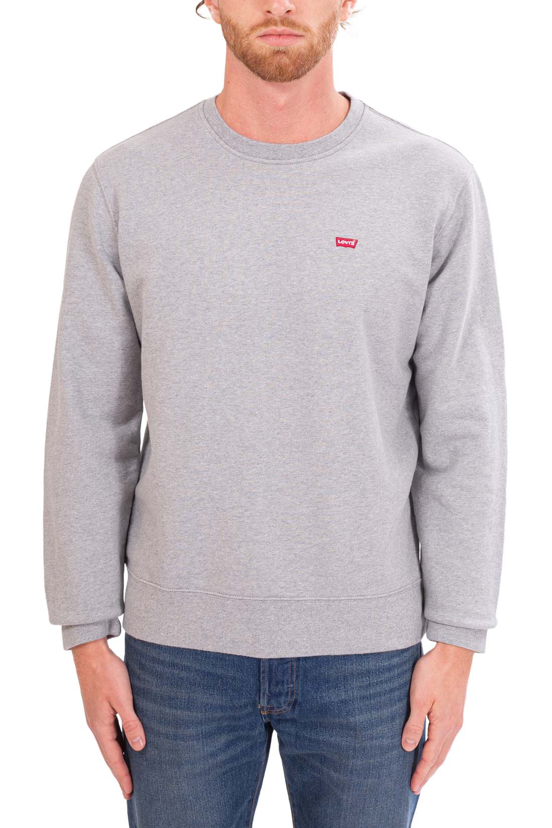LEVI'S - Men's basic sweatshirt with Batwing logo patch  - Size XXL-45