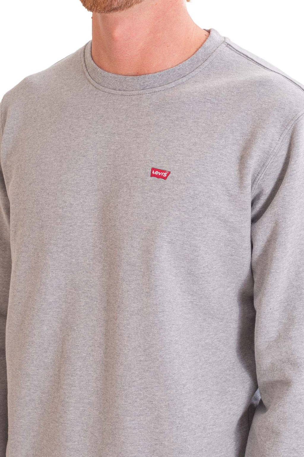 LEVI'S - Men's basic sweatshirt with Batwing logo patch  - Size XXL-48
