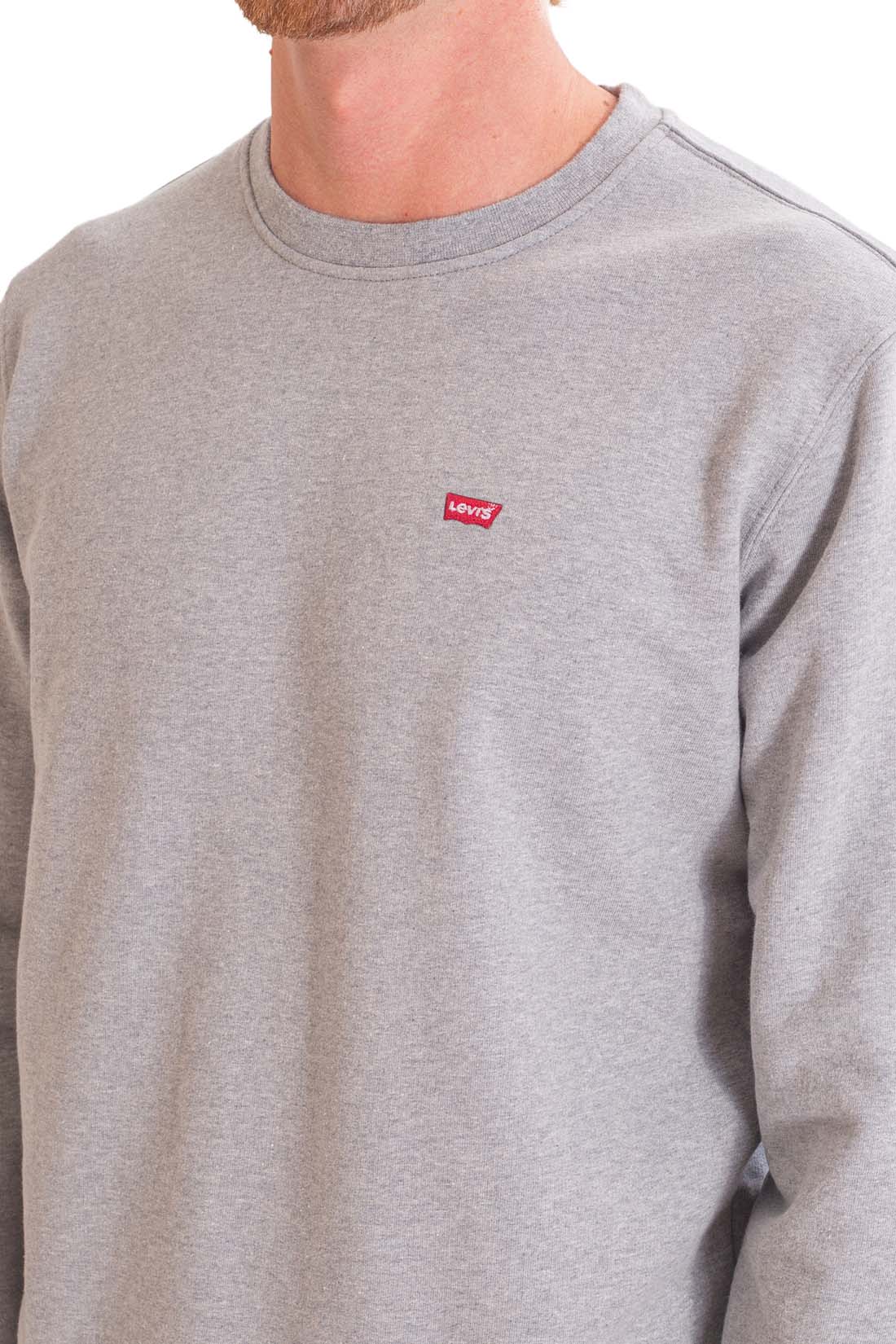 LEVI'S - Men's basic sweatshirt with Batwing logo patch  - Size XXL-60