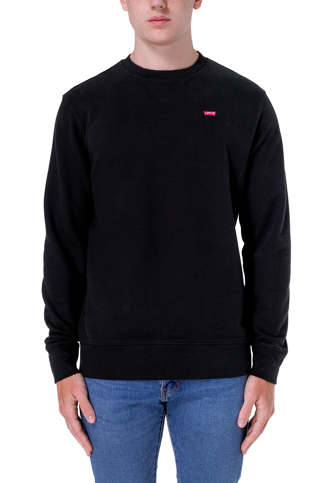 LEVI'S - Men's basic sweatshirt with Batwing logo patch  - Size XXL-3