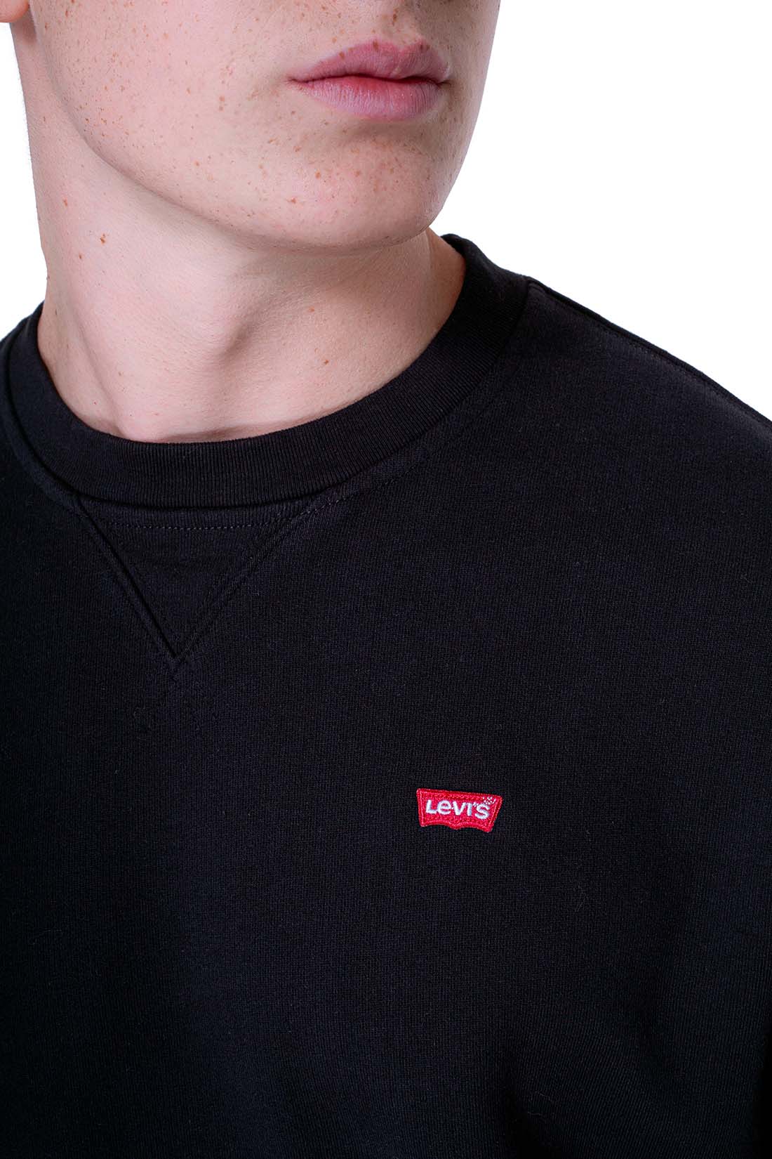LEVI'S - Men's basic sweatshirt with Batwing logo patch  - Size XXL-12