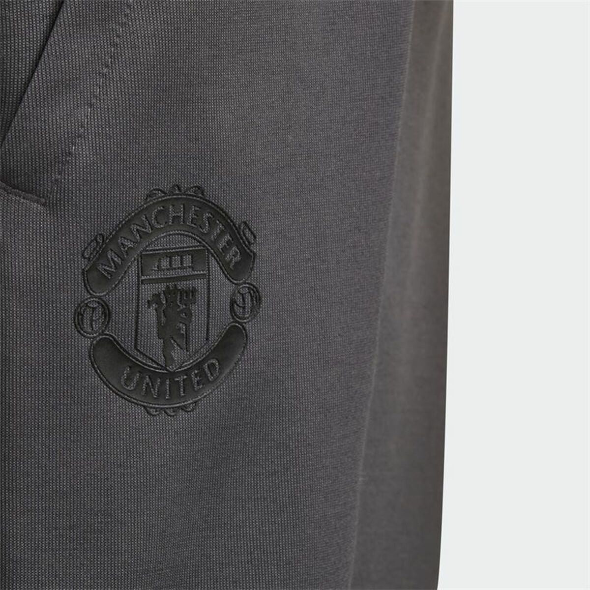 Pantalones cortos deportivos infantiles Adidas Manchester United Gris-4