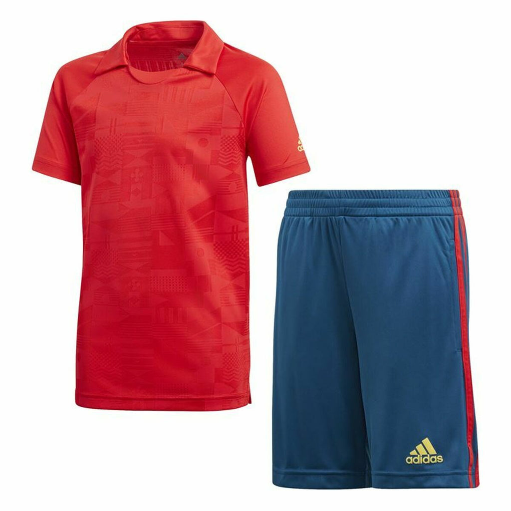 Chándal infantil Adidas Originals Azul Fútbol Rojo-0
