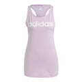 Camiseta sin mangas para mujer Adidas Essentials Logo Lavanda-0
