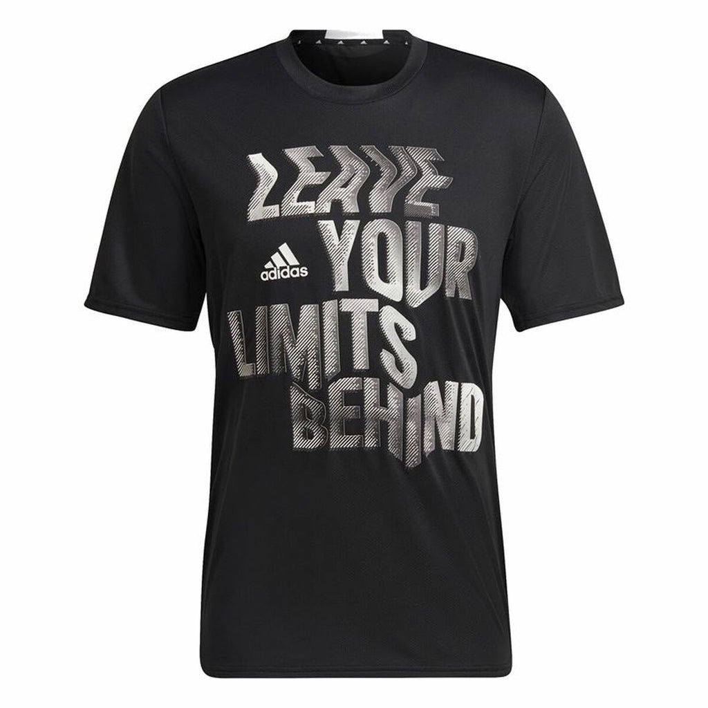 Camiseta de manga corta para hombre Adidas HIIT negra-0