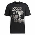 Camiseta de manga corta para hombre Adidas HIIT negra-0