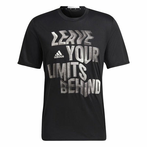Camiseta de manga corta para hombre Adidas HIIT negra-0