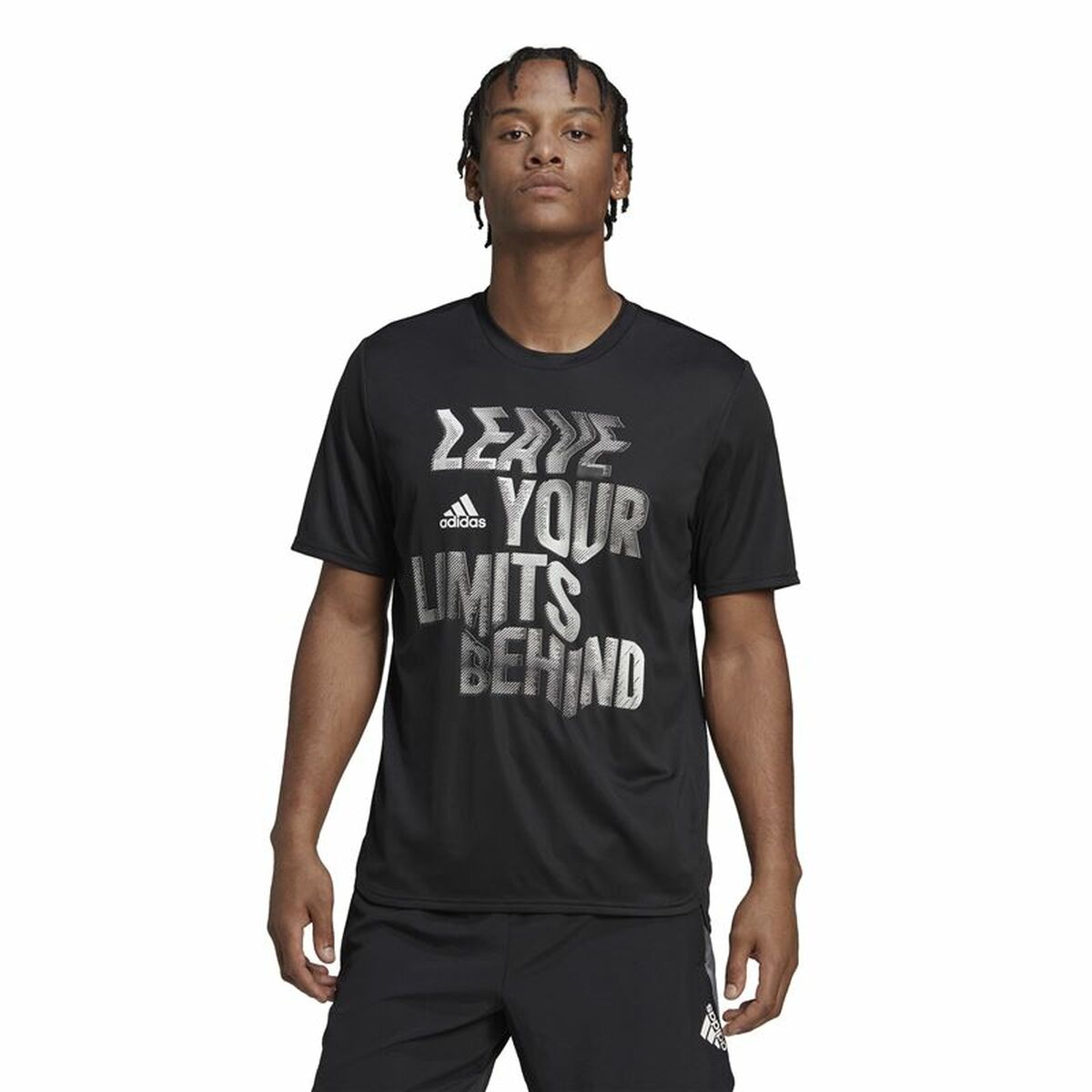Camiseta de manga corta para hombre Adidas HIIT negra-5