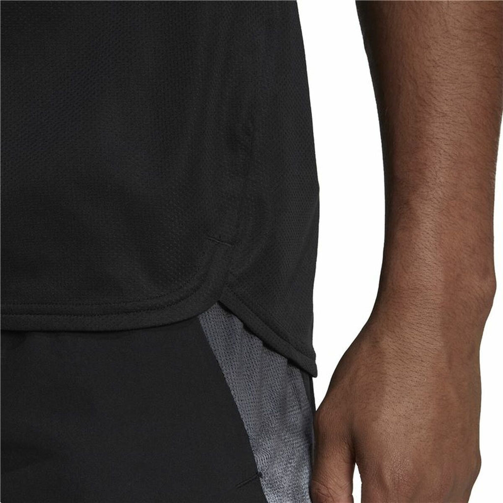 Camiseta de manga corta para hombre Adidas HIIT negra-3