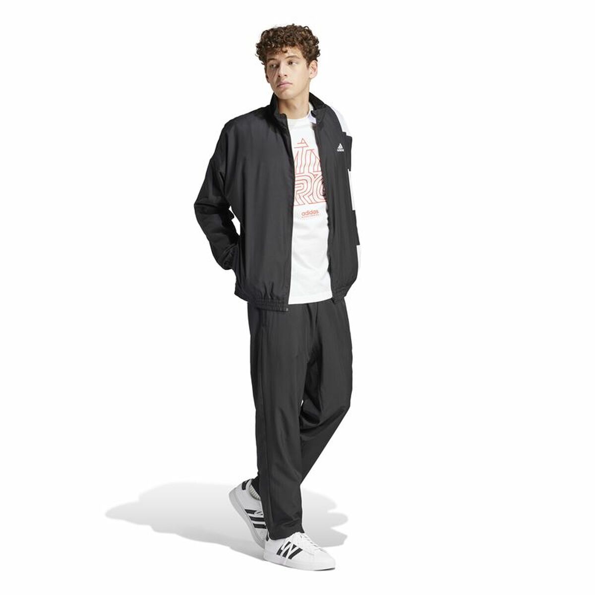 Chándal Adidas Colorblock negro para hombre-4