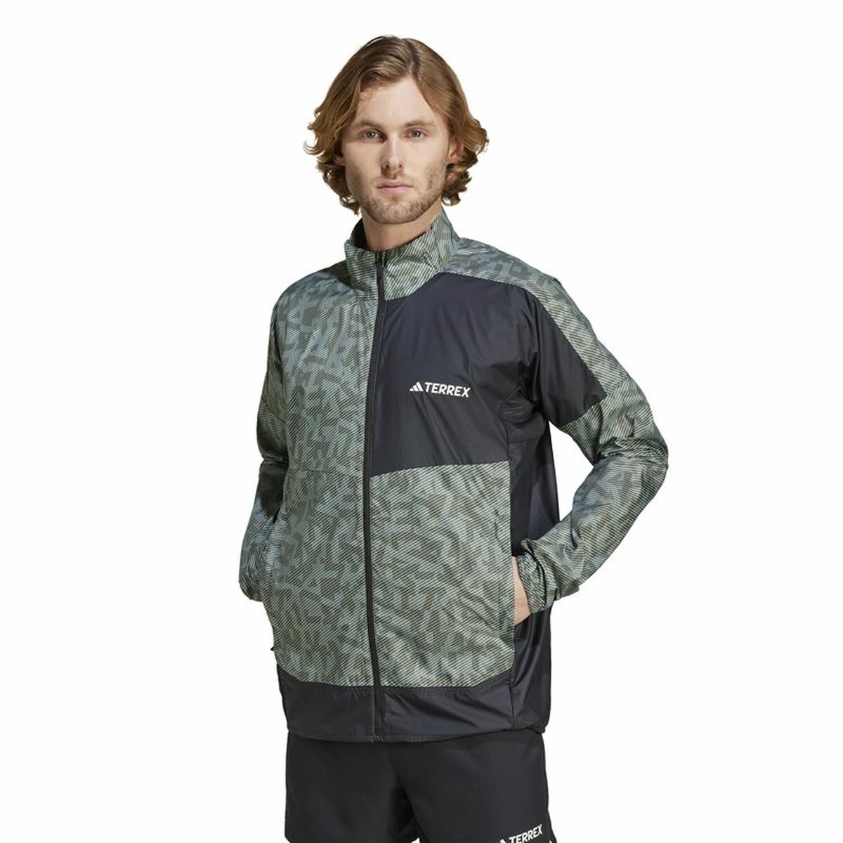Chaqueta cortavientos Adidas Terrex gris-5