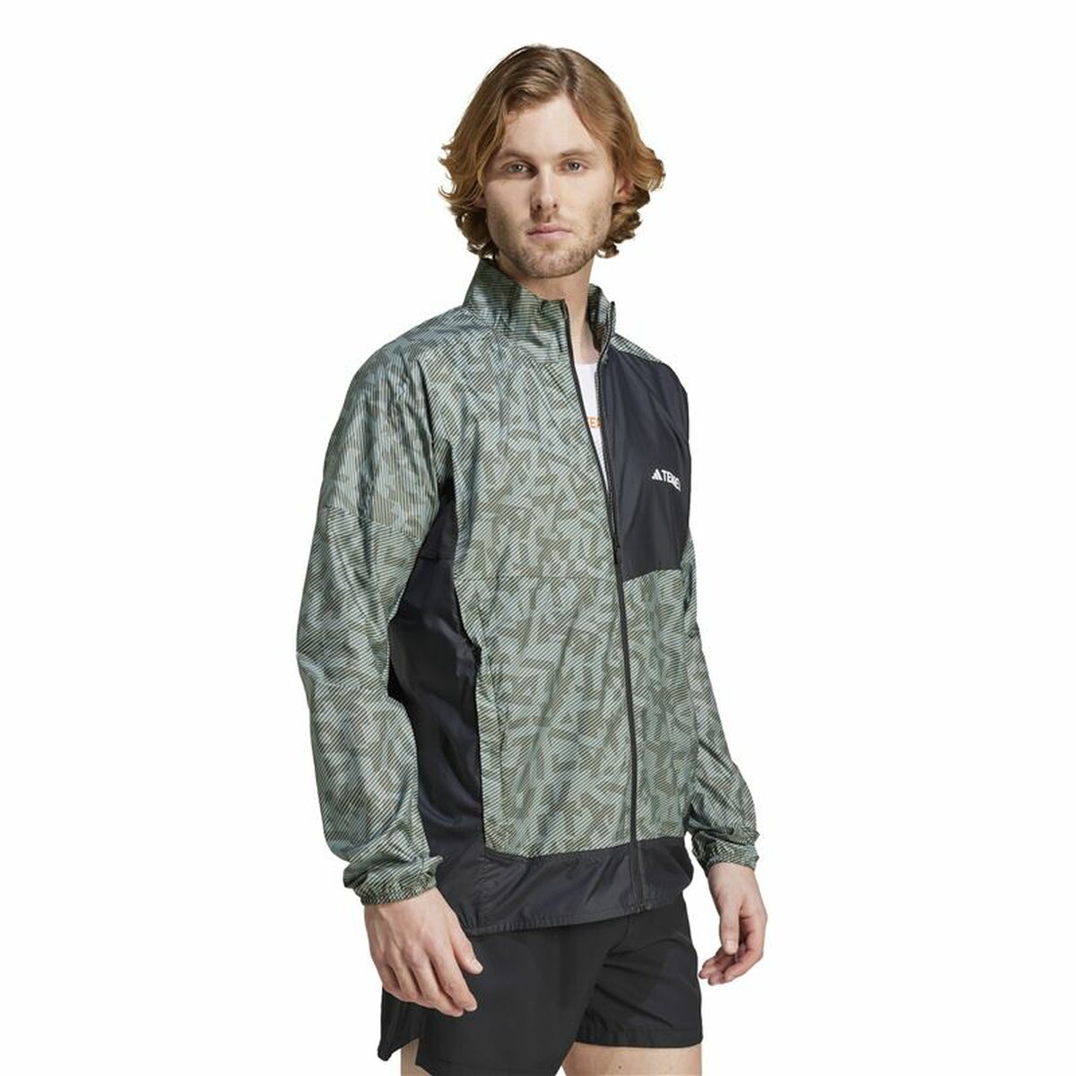 Chaqueta cortavientos Adidas Terrex gris-3