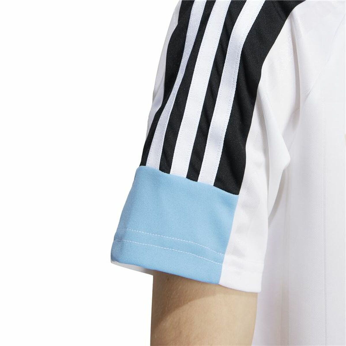 Camiseta infantil de manga corta Adidas Nations blanca-4
