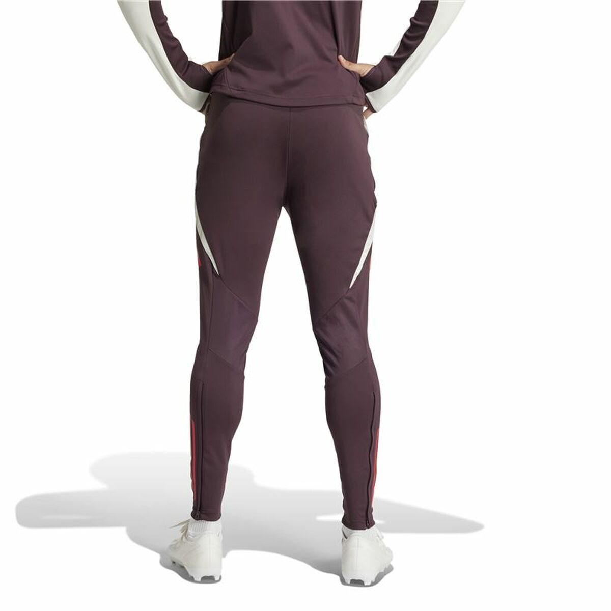 Pantalones deportivos largos Adidas FC Bayern 24/25 Tiro24 Marrón Granate para hombre-7