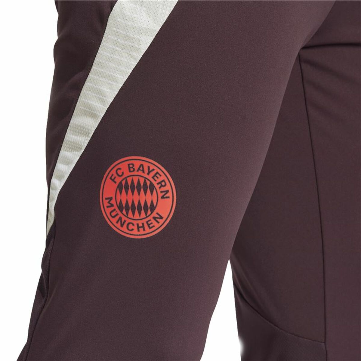Pantalones deportivos largos Adidas FC Bayern 24/25 Tiro24 Marrón Granate para hombre-5