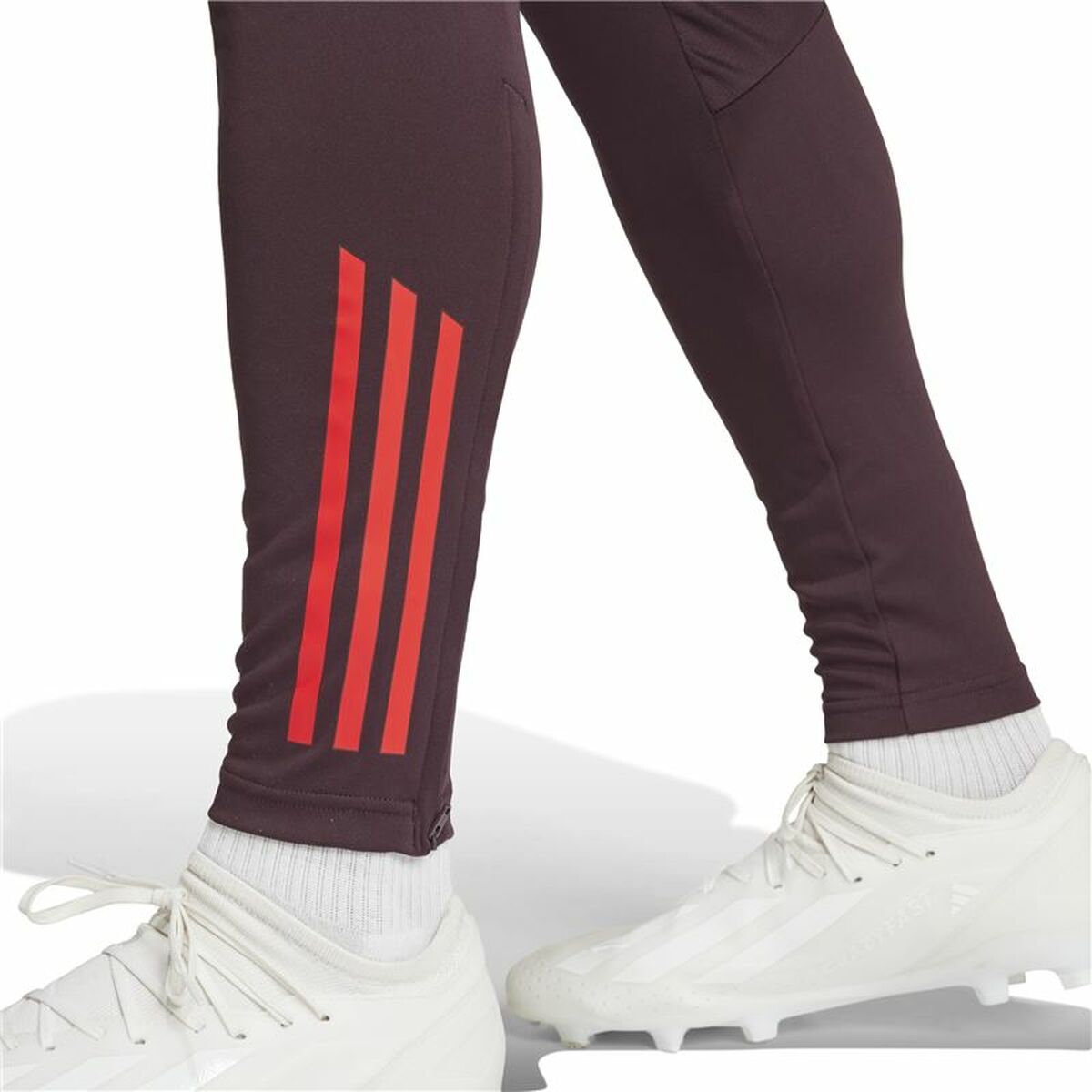 Pantalones deportivos largos Adidas FC Bayern 24/25 Tiro24 Marrón Granate para hombre-4
