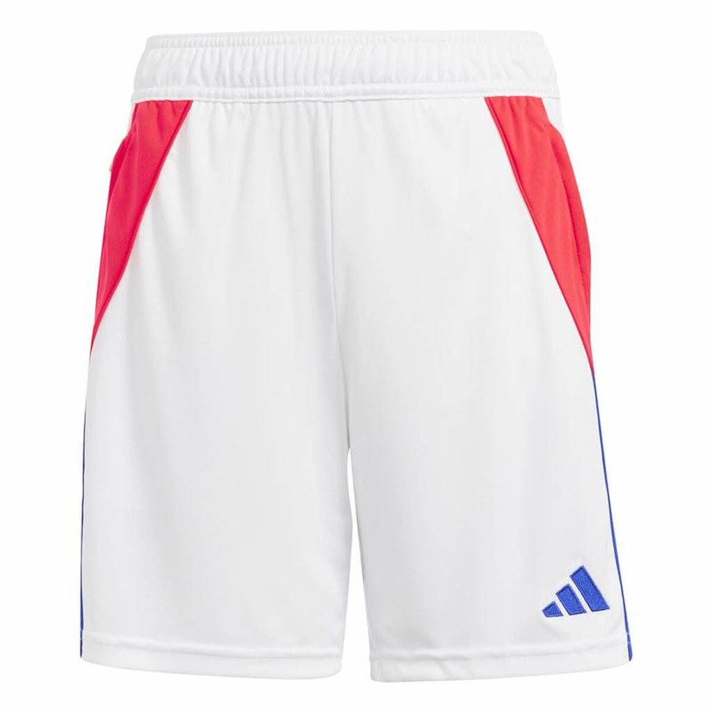 Pantalones cortos deportivos Adidas Tiro24 blancos-0