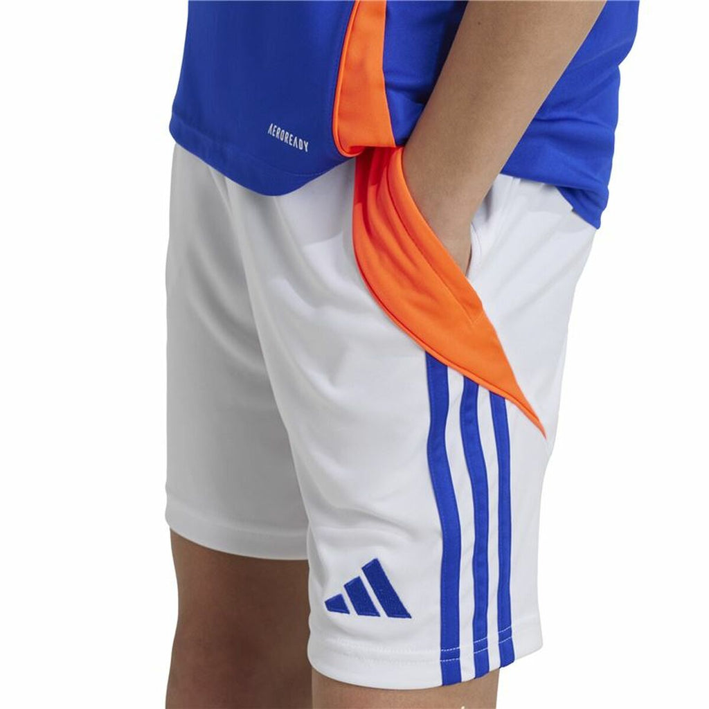 Pantalones cortos deportivos Adidas Tiro24 blancos-6