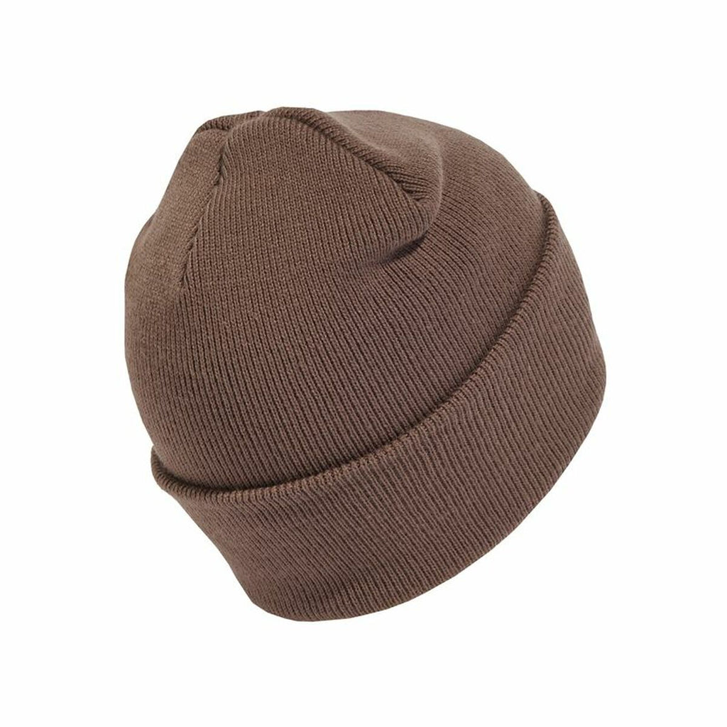 Gorro infantil Adidas con logo, color marrón.-3