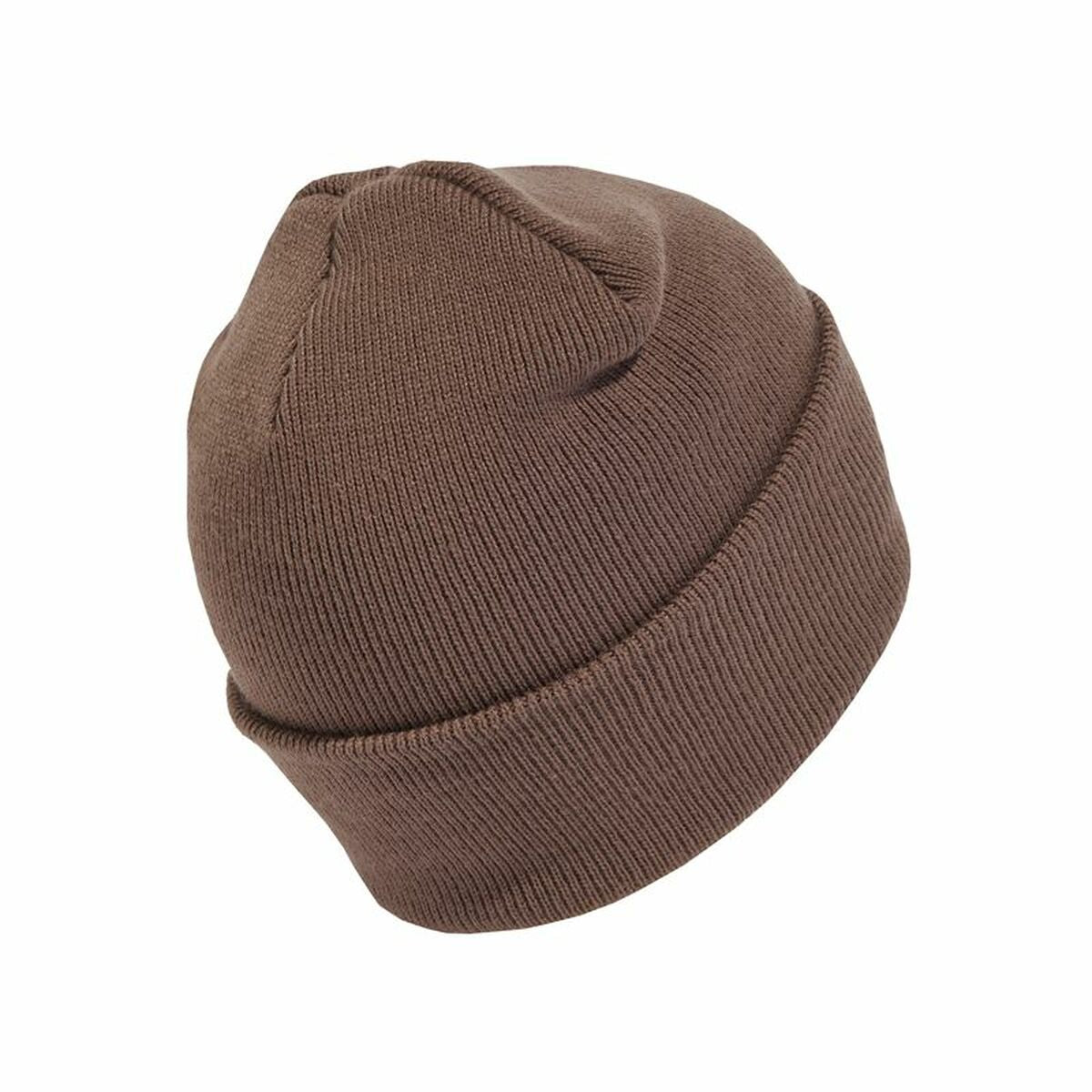 Gorro infantil Adidas con logo, color marrón.-3